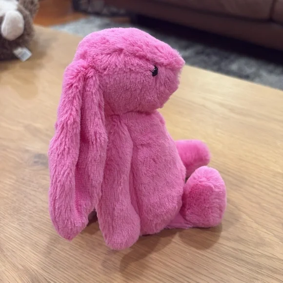 Jellycat little hot pink bashful bunny NWOT - Picture 4 of 7
